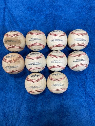 ( 10 ) Rawlings Baseballs