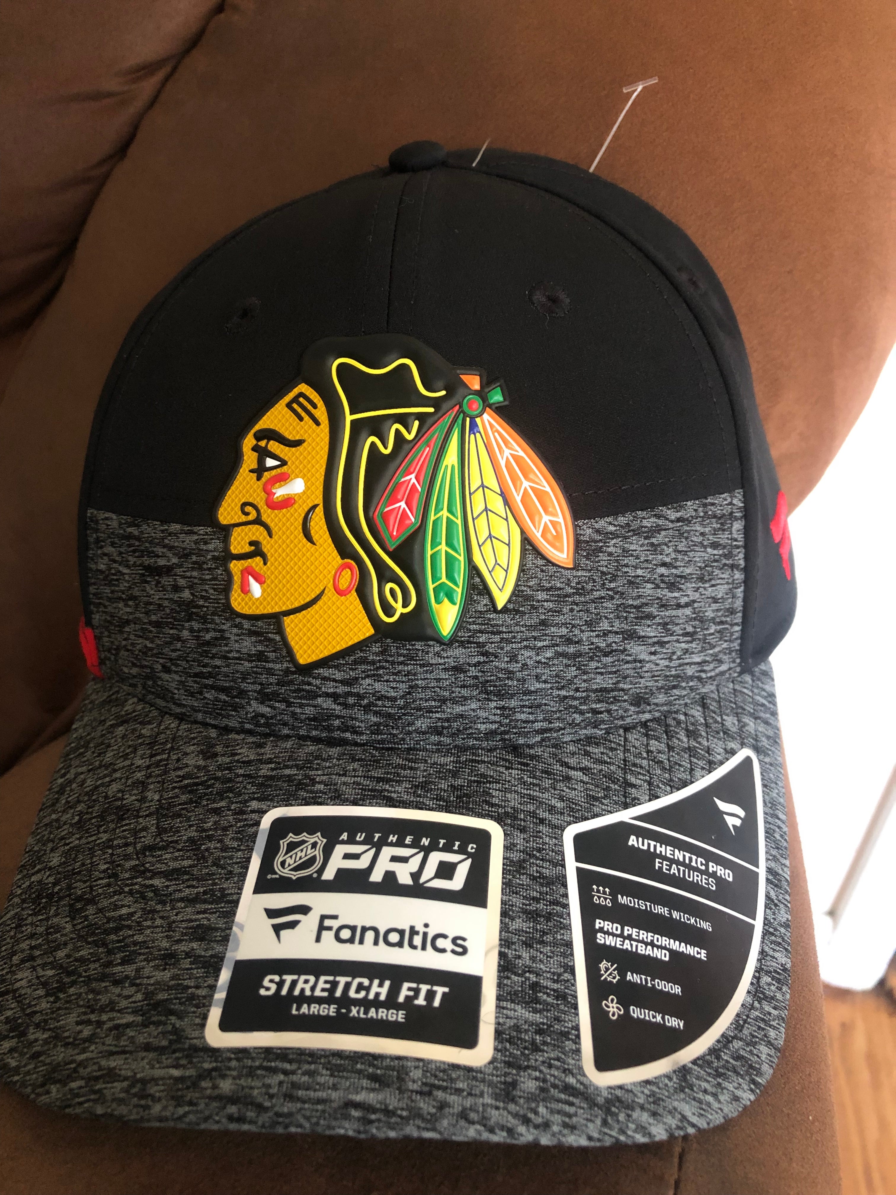 Chicago Blackhawks NHL Fanatics Flex Hat Cap L/XL