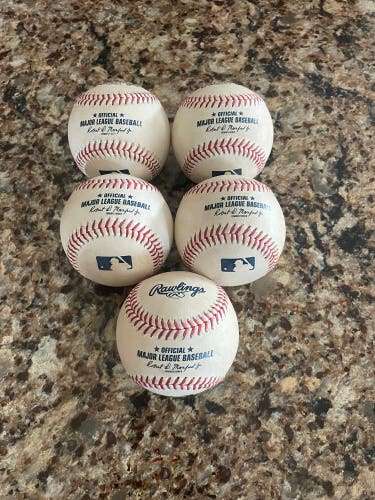 (5) Rawlings ( Official Major League Baseballs )