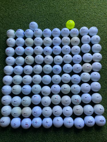 100 NIKE GOLF BALLS