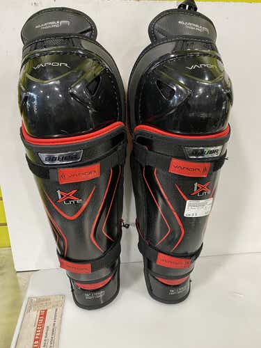 Used Bauer 1x Lite 16" Hockey Shin Guards