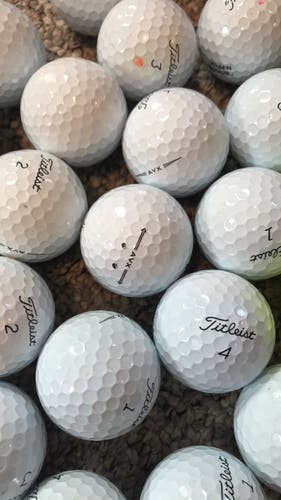 36 Used Titleist AVX Golf Balls