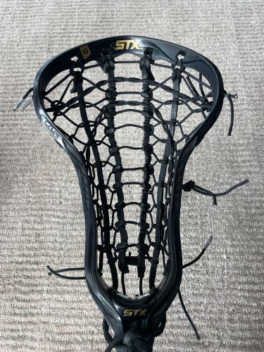 Used STX Crux 600 Head strung with Rail Elite
