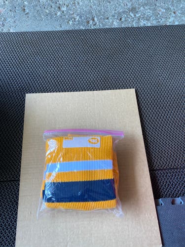 Yellow New Large  Knit Socks