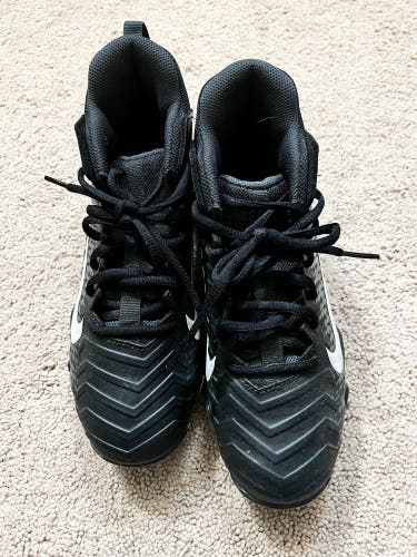 Black Men's Molded Cleats Nike Alpha Cleats