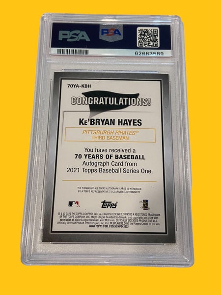 Ke'Bryan Hayes Signed Pittsburgh Pirates Jersey (PSA COA) 3rd Year