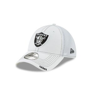 2022 Las Vegas Raiders New Era 39THIRTY NFL Neo Stretch Flex Mesh Cap Hat White