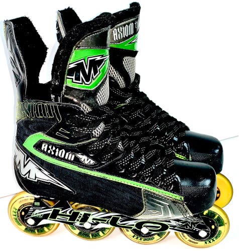 Mission AXIOM T6 Inline Roller Hockey Skates Size 6D (7.5 Men US Shoe / 9 Women