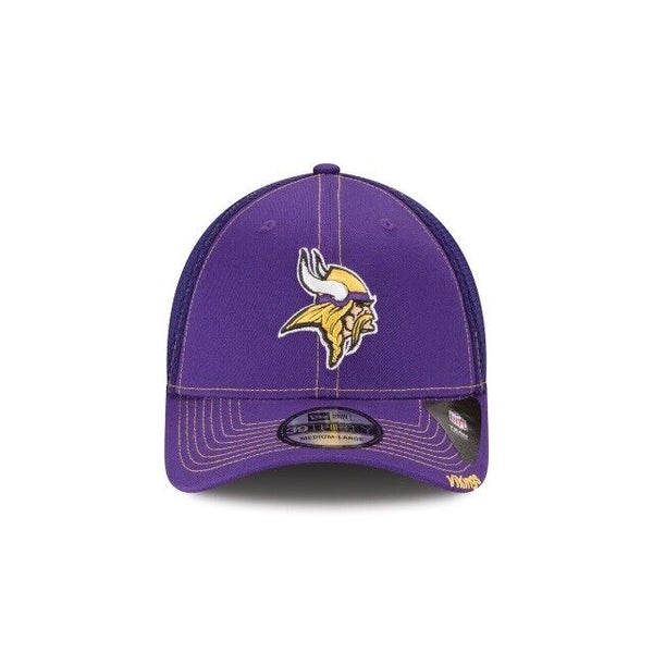 Minnesota Vikings 2022 NFL SIDELINE Cream-Purple Fitted Hat