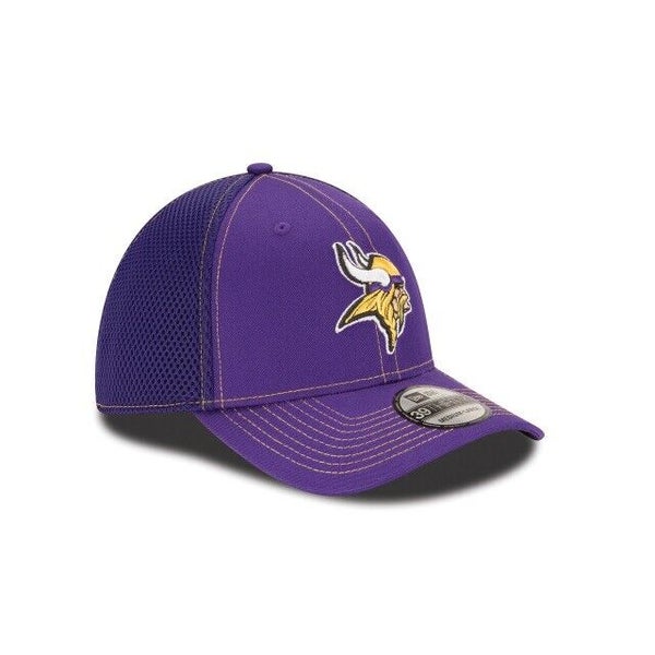 New Era Minnesota Vikings Purple Coach NFL Sideline 2022 39THIRTY Stretch Hat