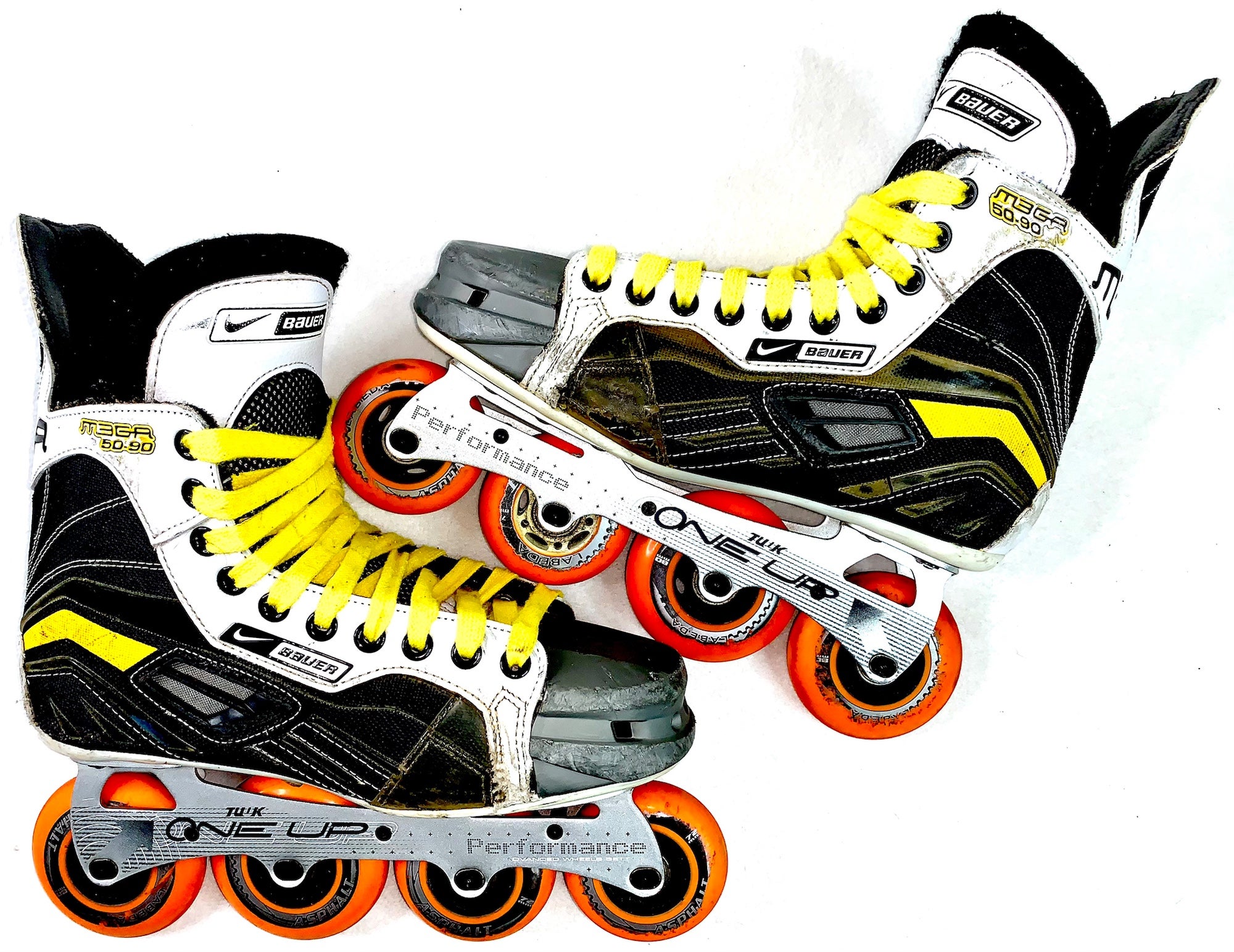 Motherland physically silk Bauer Nike MEGA 50-90 Street Hockey Inline Skates Size 8 R (9.5 Men US Shoe  Size | SidelineSwap
