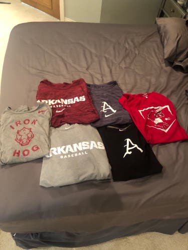 Large Arkansas Baseball Shirt Bundle