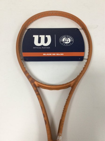 Wilson Blade 98 18x20 Roland Garros 4 1 4" Tennis Racquet