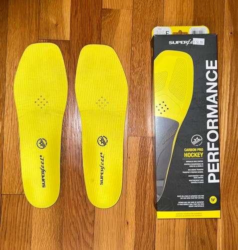 Superfeet Insole Carbon Pro Hockey Size 11-12