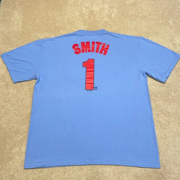 Ozzie Smith St Louis Cardinals T Shirt Men 2XL Adult Blue MLB