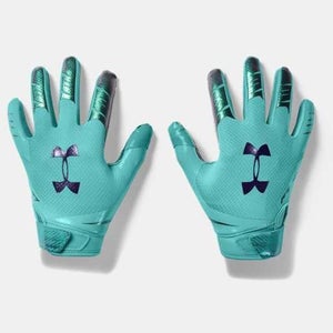 new UA UNDER ARMOUR F7 RECEIVER FOOTBALL GLOVES, youth S/small limited edition