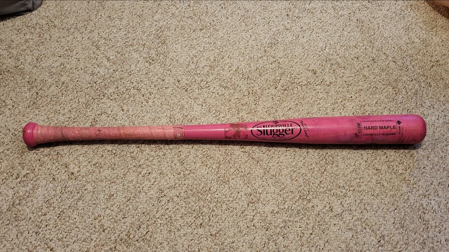 RARE PINK Used Louisville Slugger Wood M110 Bat (-3) 32" 29 oz