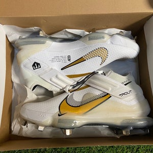 Mens Nike Air Force Zoom Mike Trout 7 Baseball Cleats CI3134-106 Size 10.5 NEW