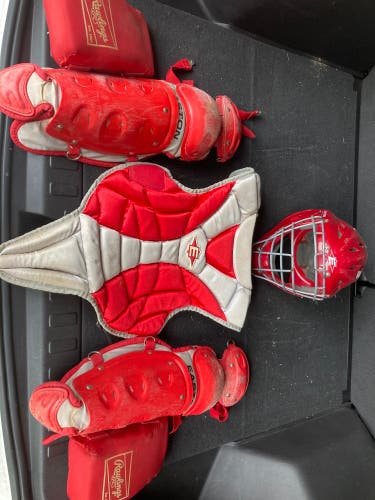 Easton catcher’s gear
