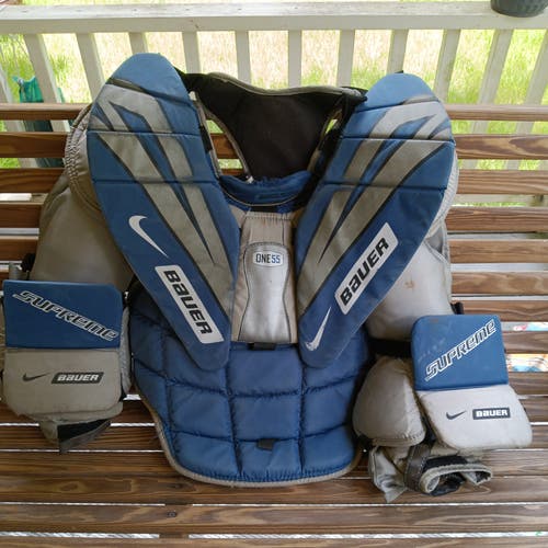 Used Large Bauer Supreme One55 Goalie Chest Protector