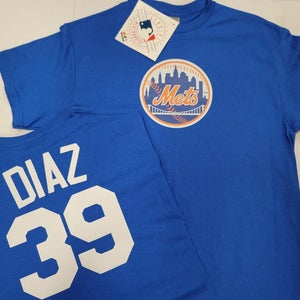 MLB Team Apparel Majestic New York Mets EDWIN DIAZ Baseball Jersey Shirt ROYAL All Sizes