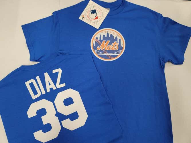 MLB Team Apparel Majestic New York Mets EDWIN DIAZ Baseball Jersey Shirt ROYAL All Sizes