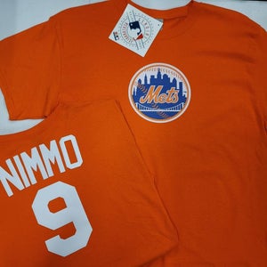 MLB Team Apparel Majestic New York Mets BRANDON NIMMO Baseball Jersey Shirt ORANGE All Sizes
