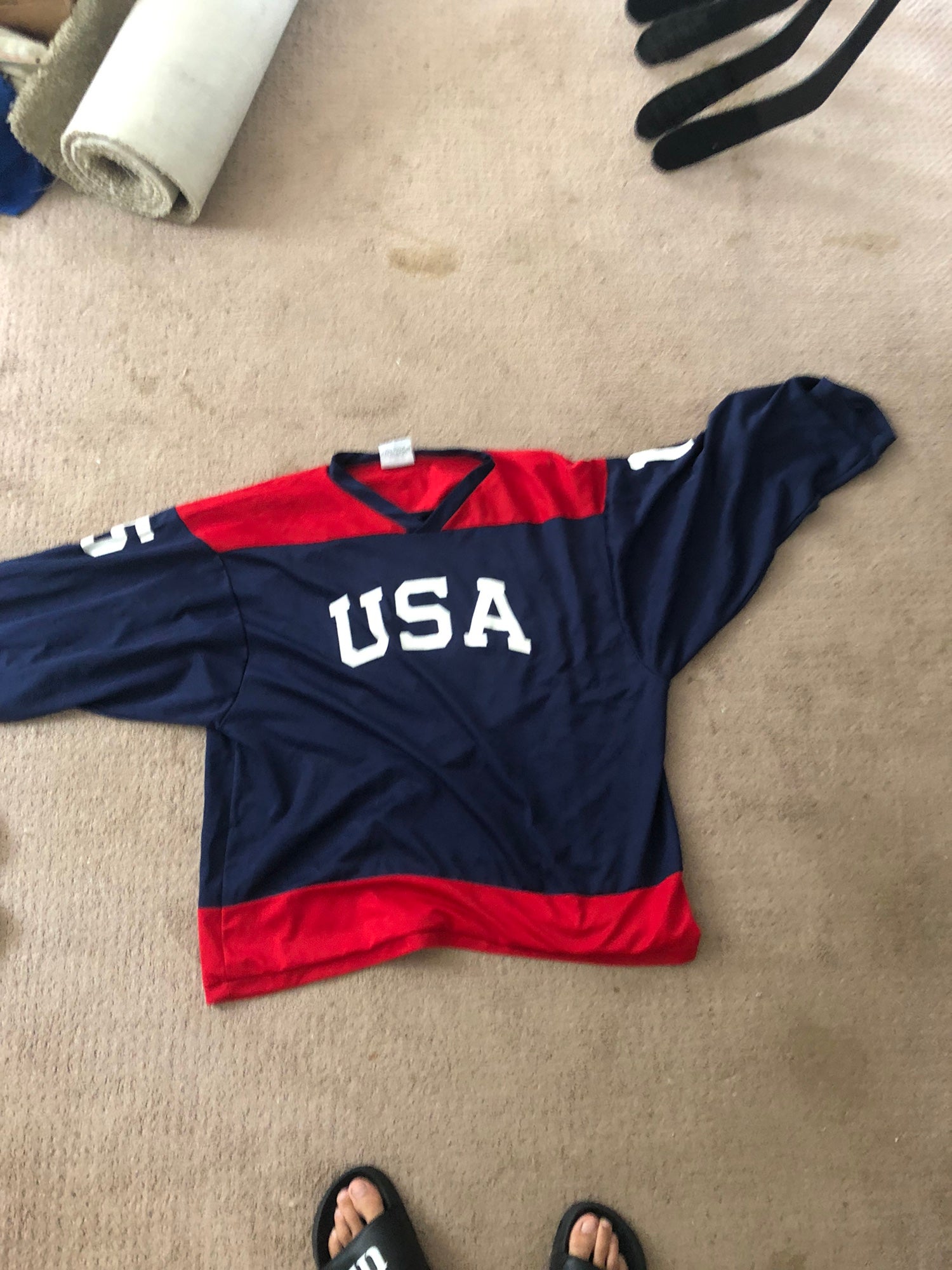 Lane McDonald 19 Team USA White Hockey Jersey — BORIZ