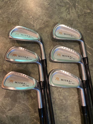Miura MC-102 Iron Set, RH, 5-P, Miyazaki Stiff