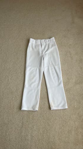 White Used Medium Easton Game Pants