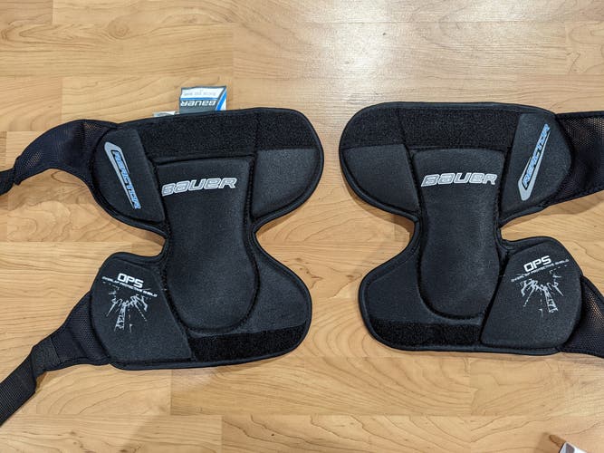 Used Junior Bauer Reactor Knee Guard