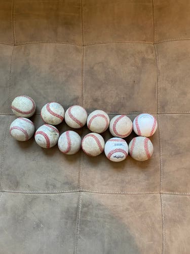 Baseballs 12 Pack (1 Dozen) Baseballs Used Good To Fair