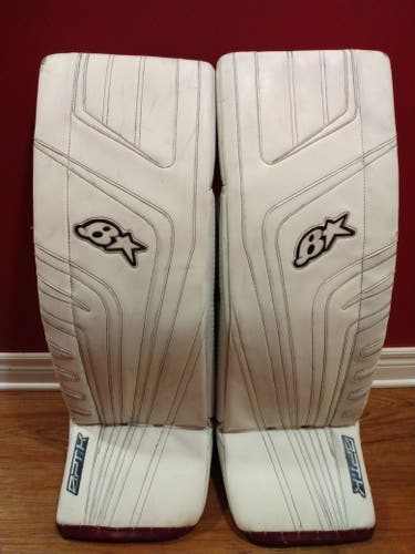 Used 34" Brian's OPTiK Goalie Leg Pads Pro Stock