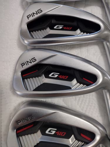 Ping G410 Iron Set 4-PW+UW Black Dot Nippon AWT 2.0 Stiff Flex Shaft