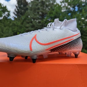 White New Unisex Size 13 (Women's 14) Detachable Cleats Nike Mercurial Superfly 7 Cleats