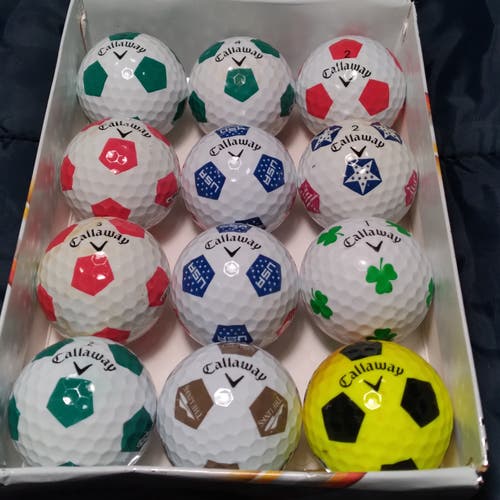 Used Callaway Truvis Balls 12 Pack (1 Dozen)