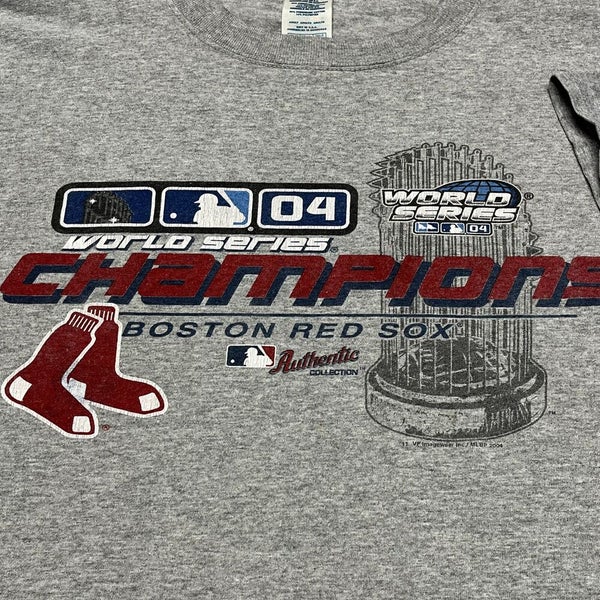 Boston Red Sox T Shirt Men 2XL Adult MLB Baseball 2004 World