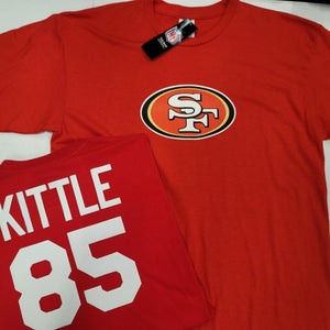 NFL Team Apparel San Francisco 49ers GEORGE KITTLE Football Jersey Shirt RED All Sizes