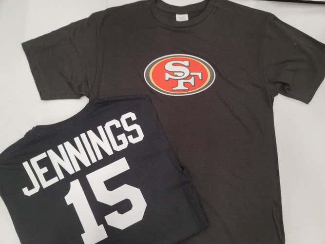 NFL Team Apparel San Francisco 49ers JAUAN JENNINGS Football Jersey Shirt BLACK All Sizes