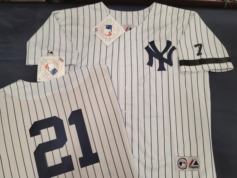 Majestic New York Yankees PAUL O'NEILL 1995 Baseball JERSEY White