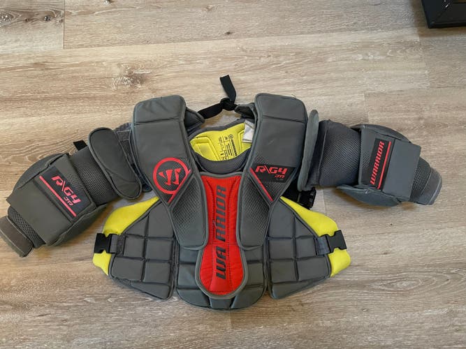 Used Medium Warrior Ritual G4 Goalie Chest Protector
