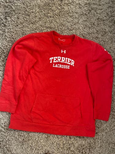 Boston University Team Issued Men’s Crew Neck Practice Sweatshirt