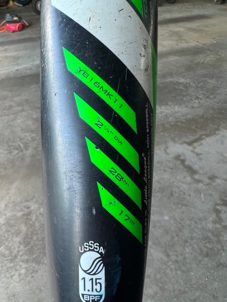 Used USSSA Certified Easton Mako Bat (-11) 17 oz 28"