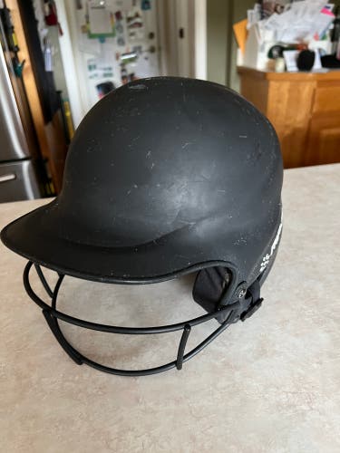Used Medium/Large Rip It Vision Pro Batting Helmet Matte Black