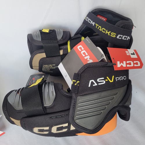 New CCM Tacks AS-V Pro Elbow Pads Sr Large NWT
