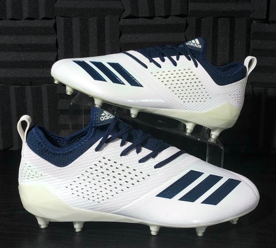 Adidas Adizero 5-Star 7.0 Football Cleats White NAVY DA9549 Men's size 10.5