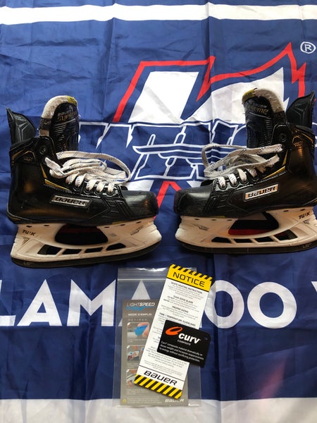 Used Bauer Extra Wide Width Size 3.5 Supreme Ignite Pro+ Hockey Skates