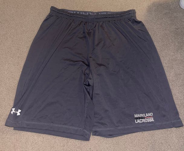 Maryland Lacrosse Team Issued XL Under Armour Shorts