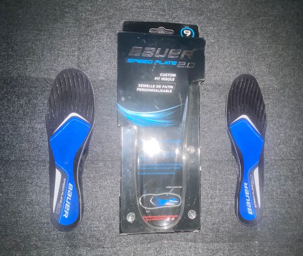 Used Bauer Regular Width  Size 9 Speed Plate 2.0 Hockey Skates