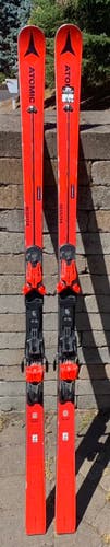 Used 2020 Atomic 188cm R30 Racing Redster FIS GS Skis With X16 Bindings